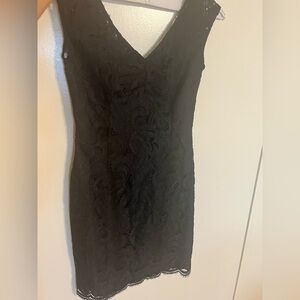 Lily Pulitzer Black Lace Mini Dress size 0